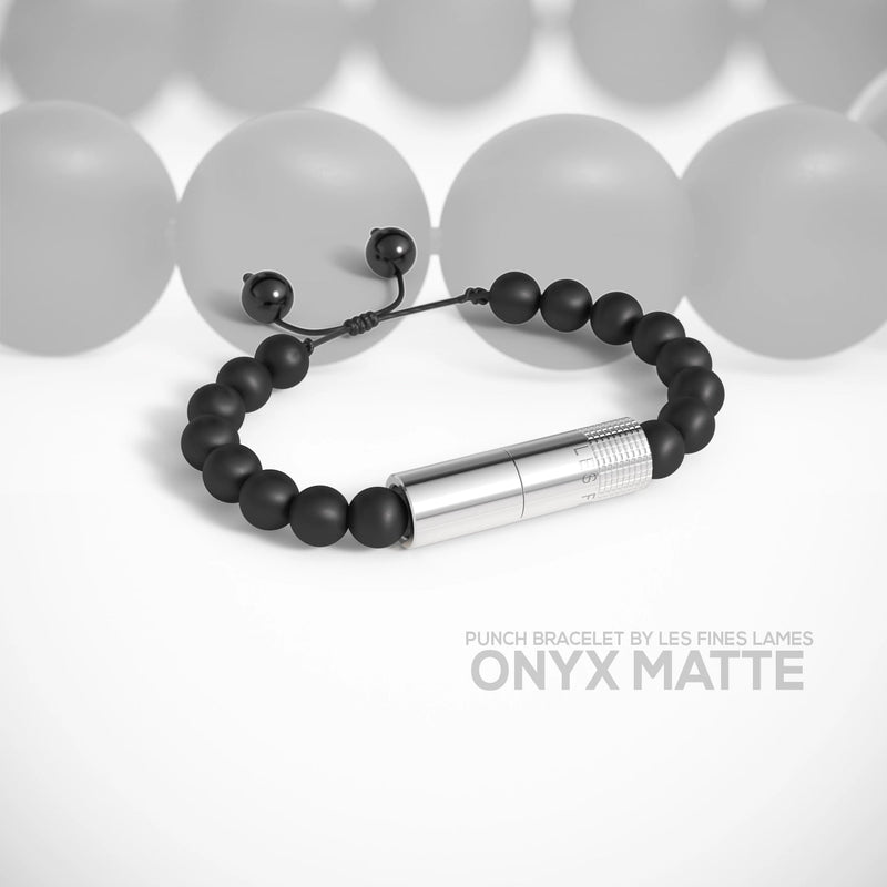 Punch Bracelet Onyx Matte