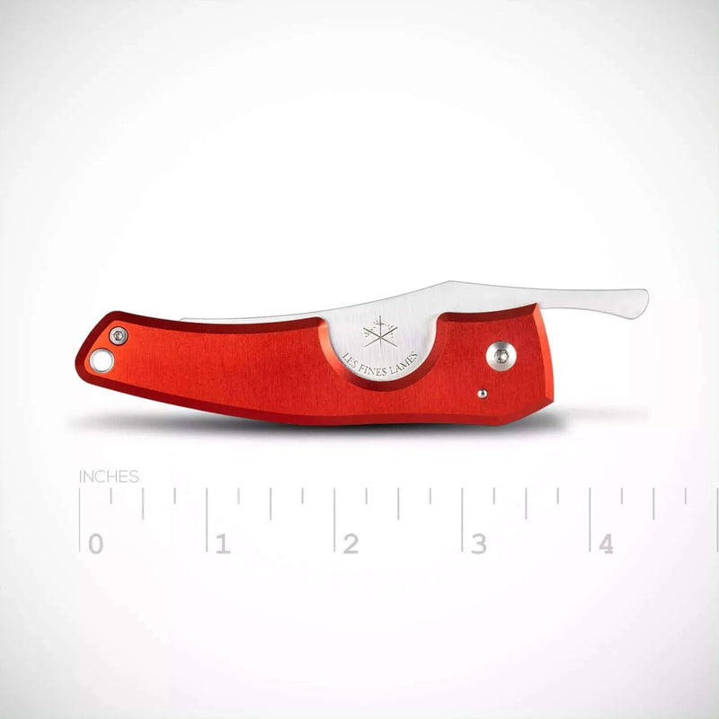 Cigar Knife Anodized Aluminum Red