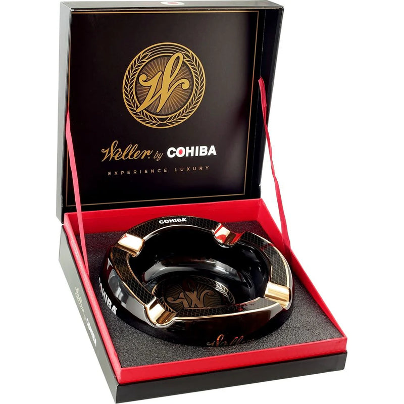 Weller Ashtray Black by Cohiba