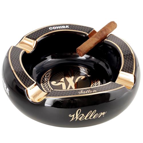 Weller Ashtray Black by Cohiba