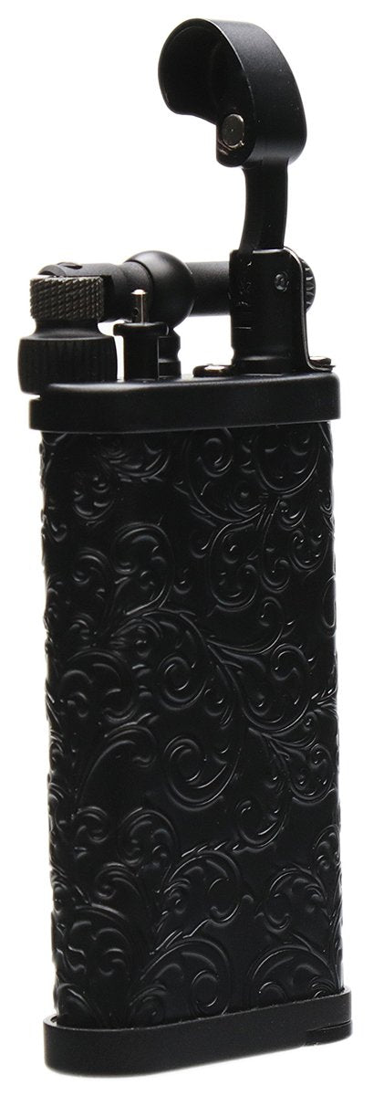 Old Boy Arabesque Black Pipe Lighter