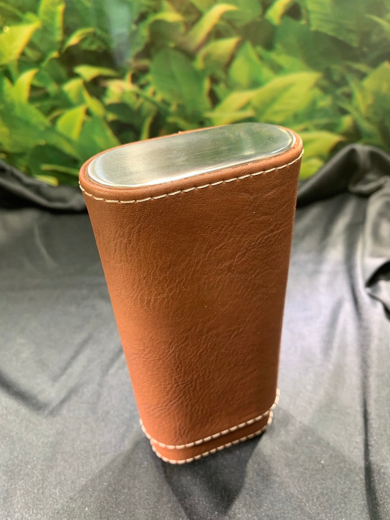 Santa Fe Leather Cigar Case - Chocolate