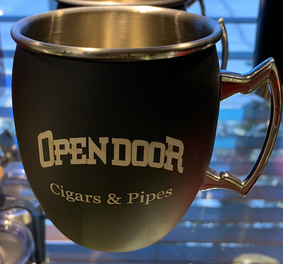Open Door Cigars Black Moscow Mule Mug
