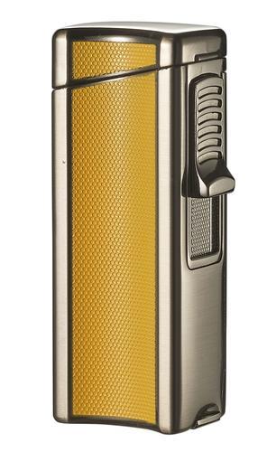 Ridge Single Flame Torch Lighter with Cigar Rest - 4 Colors